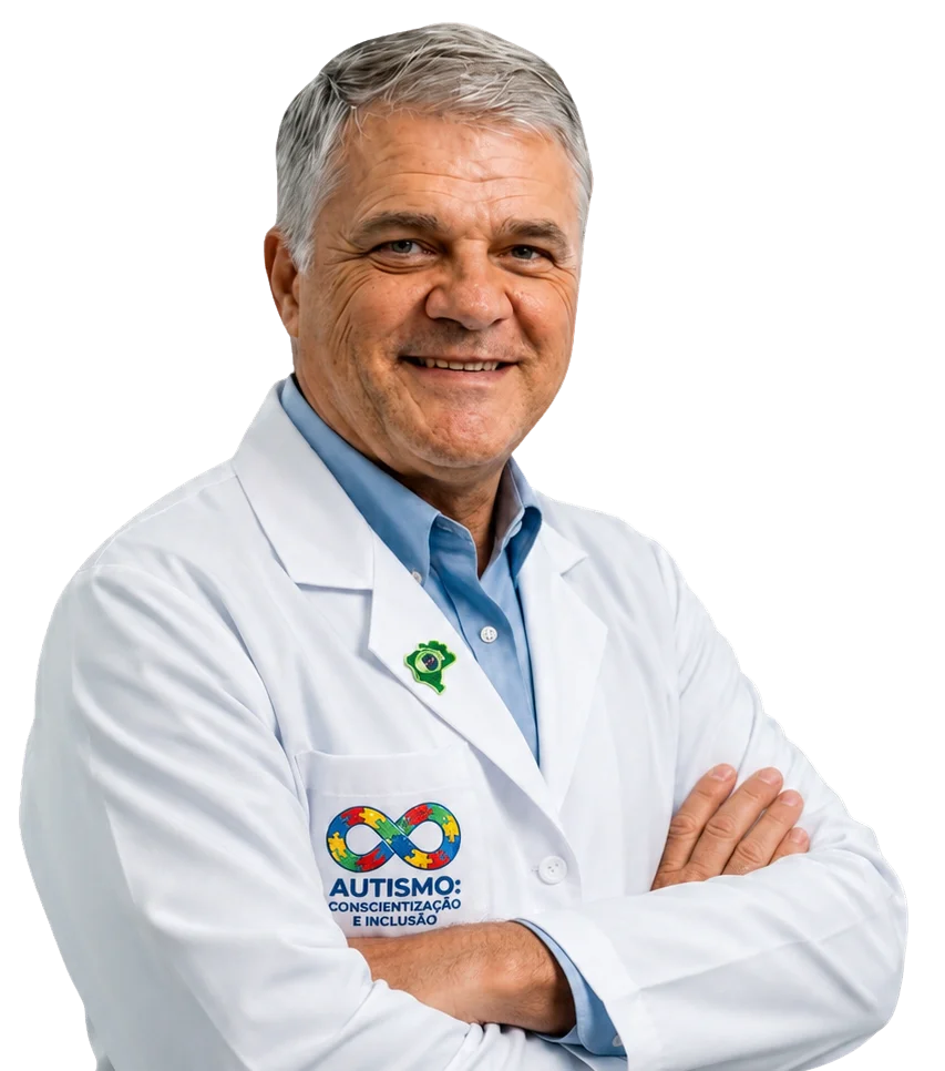 Doutor Maurício Goulart operando uma máquina de Raio-X